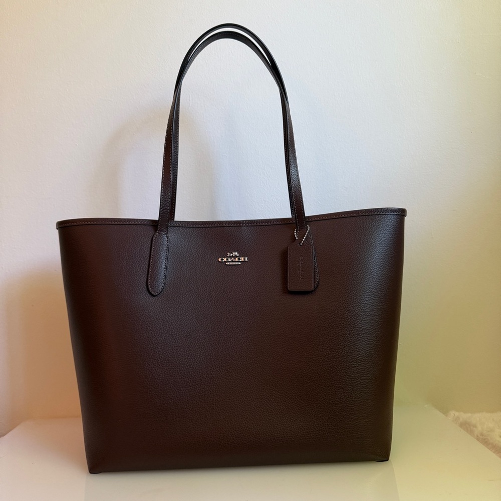 Coach City Tote Maple + Coach Tote Insert